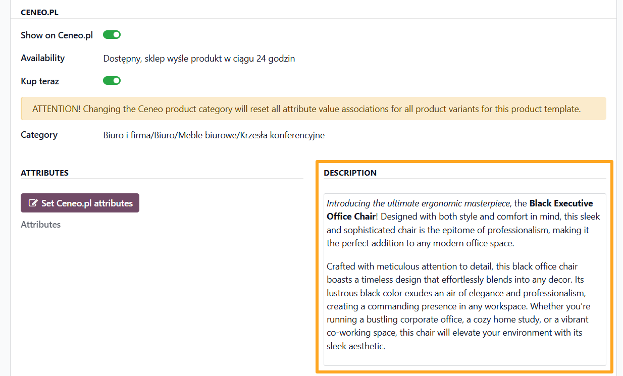odoo product data feeds ceneo description